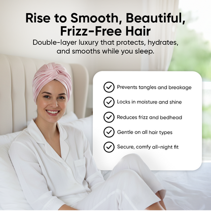 Crownessa Pure Silk Nightcap